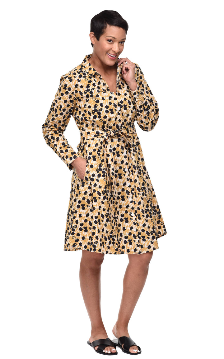 Tulip Clothing - CV1118 Shira Dress in Safari*: S