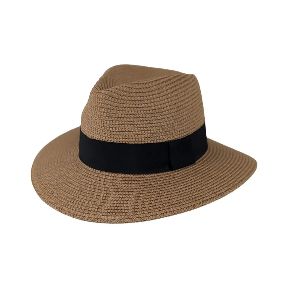 Fedora Straw Hat : Beige