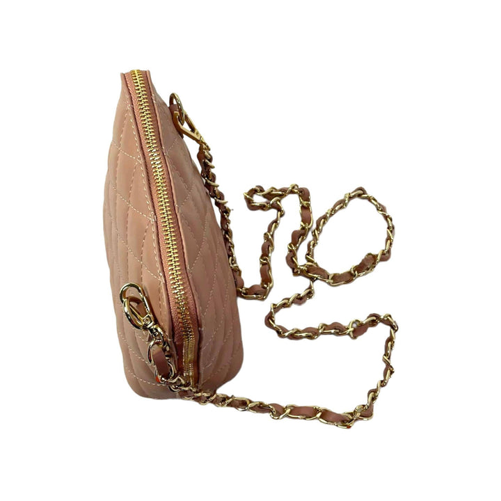 Compact Leather Bag: Garnet