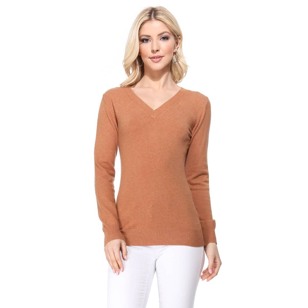 V-Neck Soft Sweater MK5501: NAVY / M