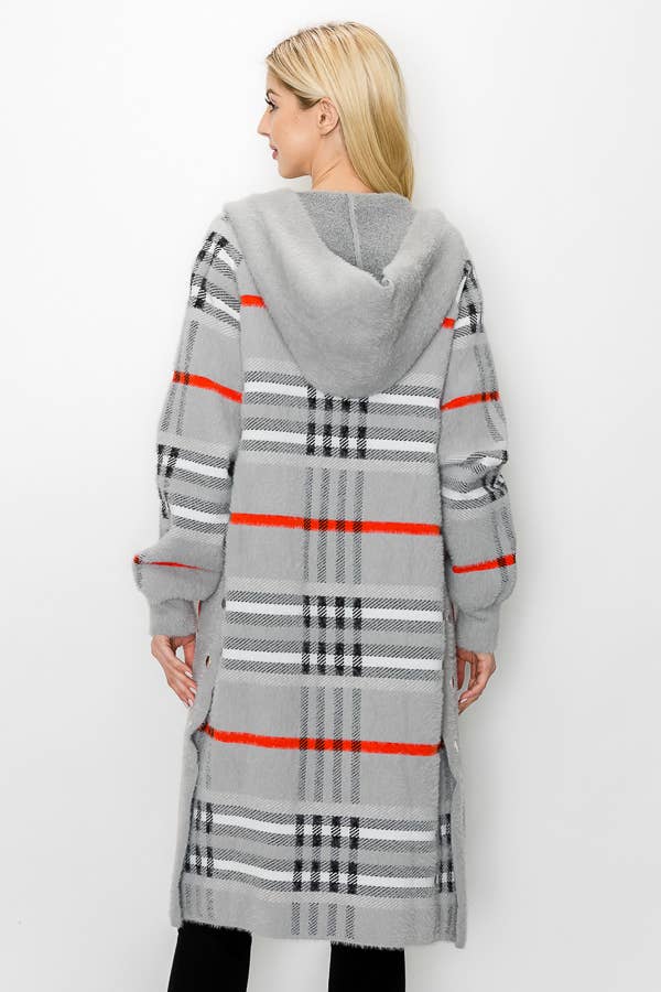 Sonnai Sweater Coat: Grey / XL / 52092