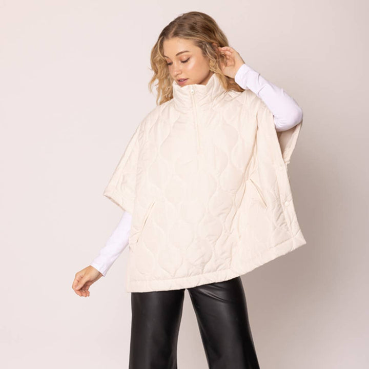 Quilted JKT : BLK / One Size