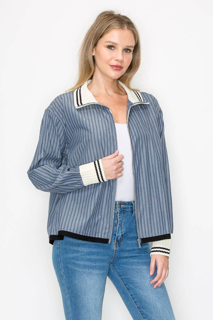 Jay Jacket: Denim / S