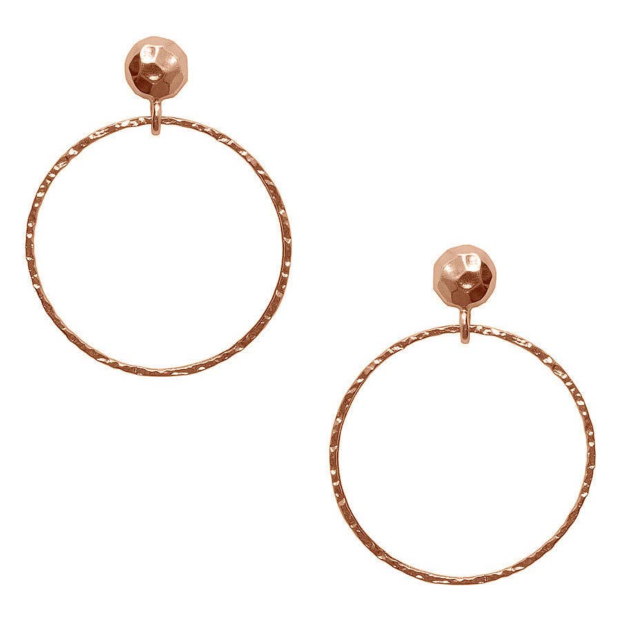 Hoop earrings: GOLD