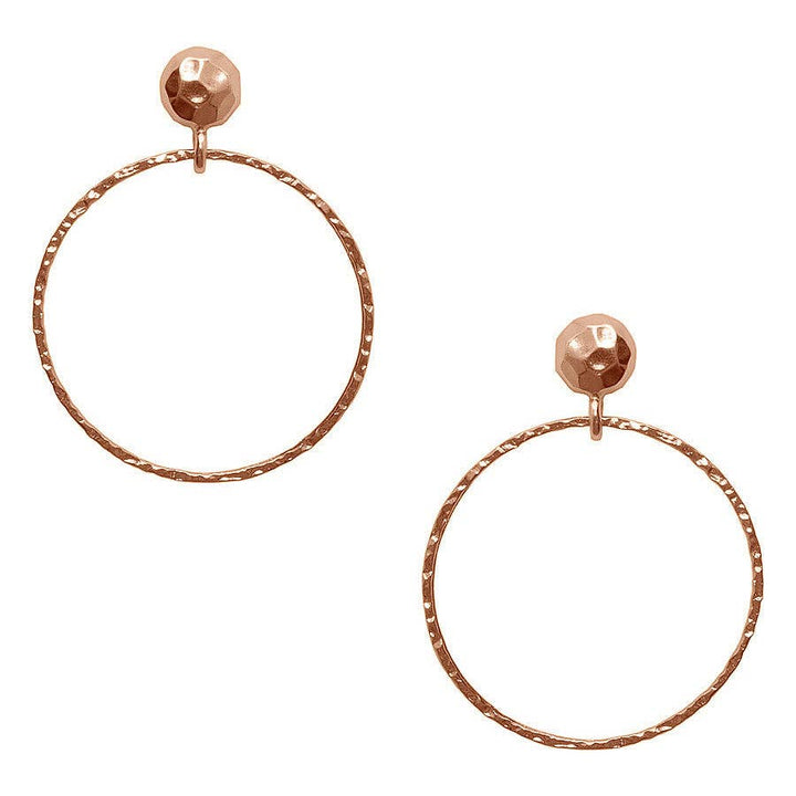 Hoop earrings: GOLD