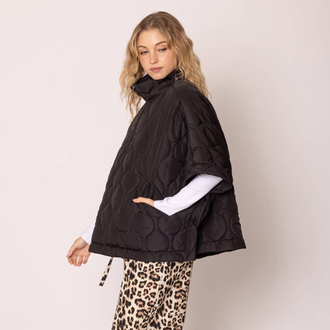 Quilted JKT : BLK / One Size