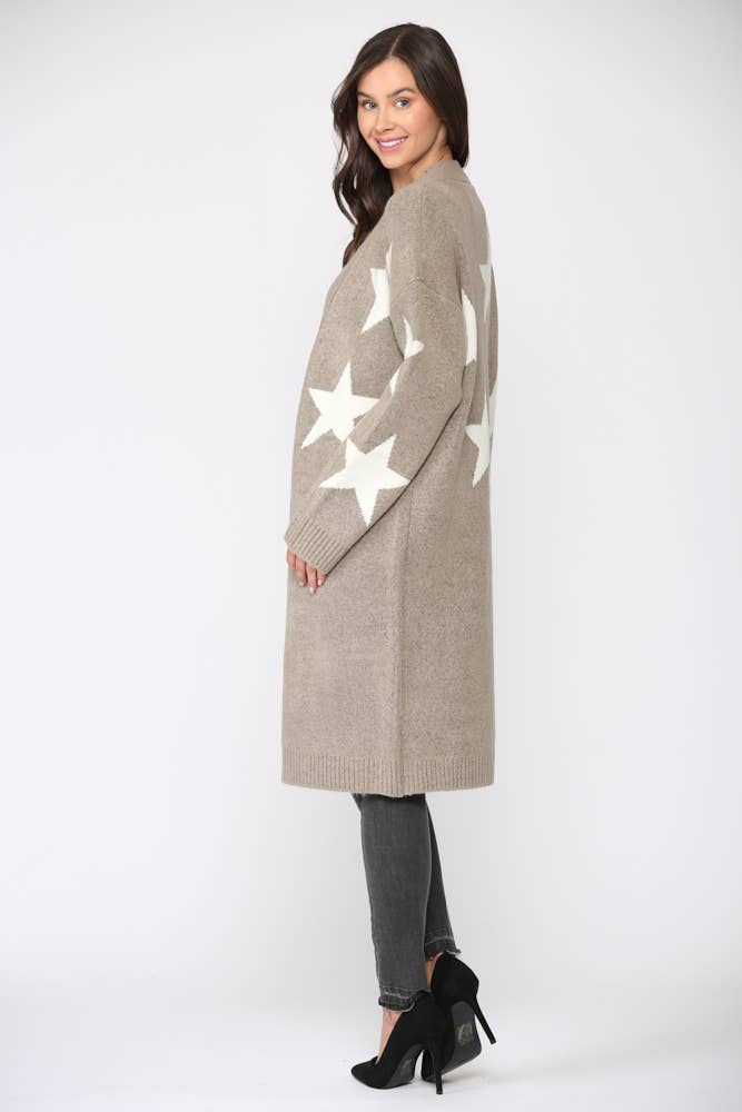 STANCIA STAR SWEATER JKT