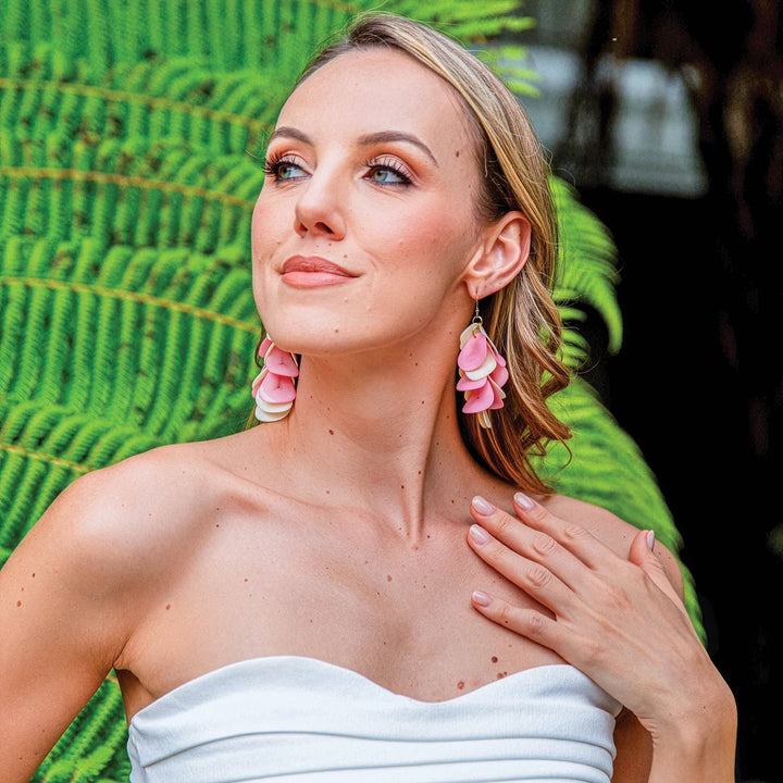Bailey Earrings: Mocha Combo