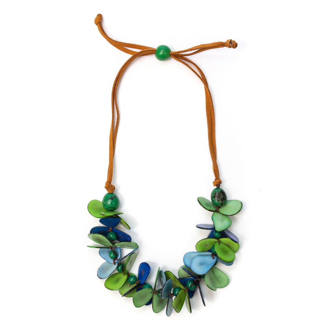 Mariposa Necklace: Olive Combo