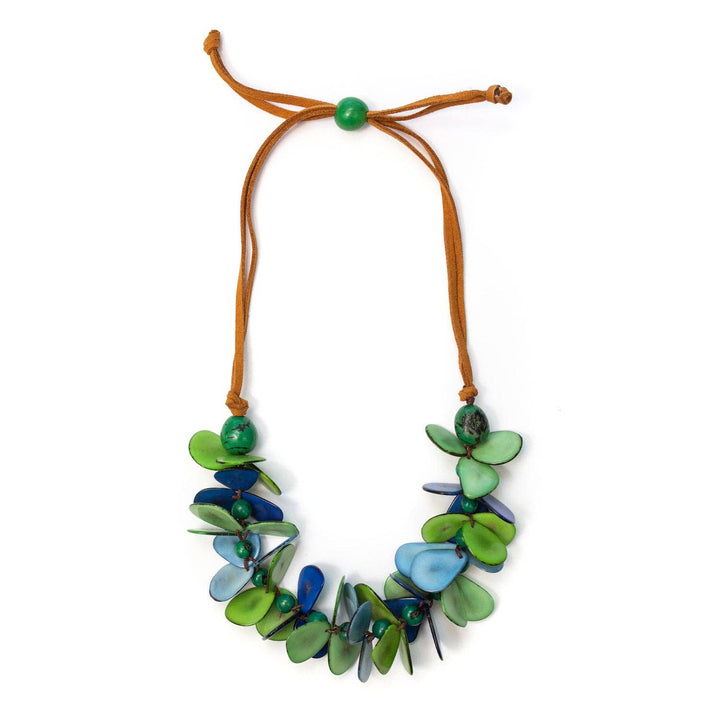 Mariposa Necklace: Olive Combo