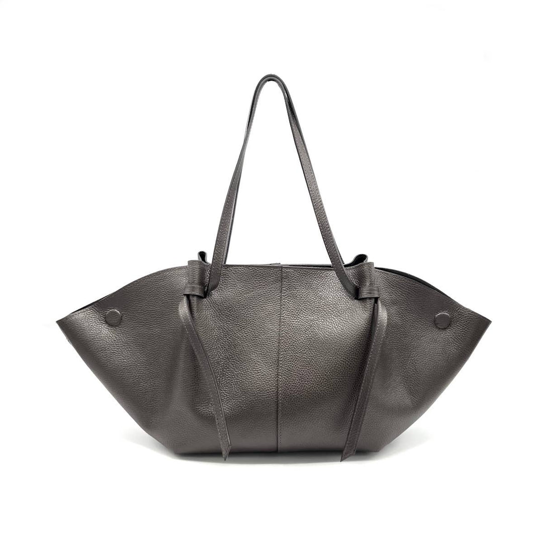 leather bag, Made in Italy, 112615: Blk