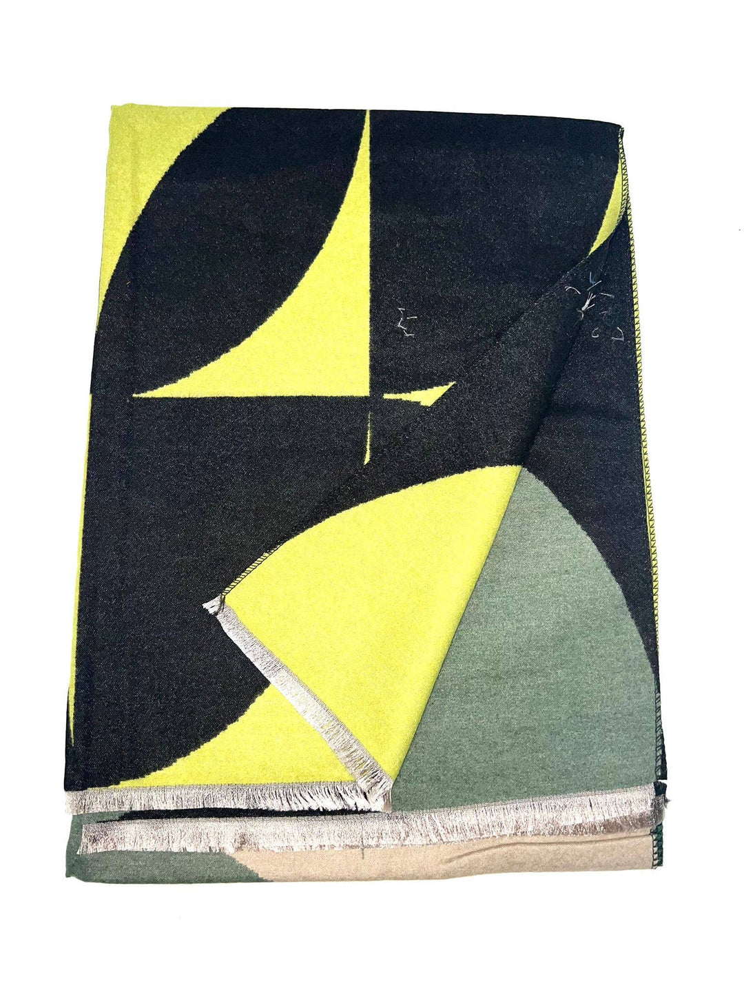 Chic Scarf with Geo Pattern: Red