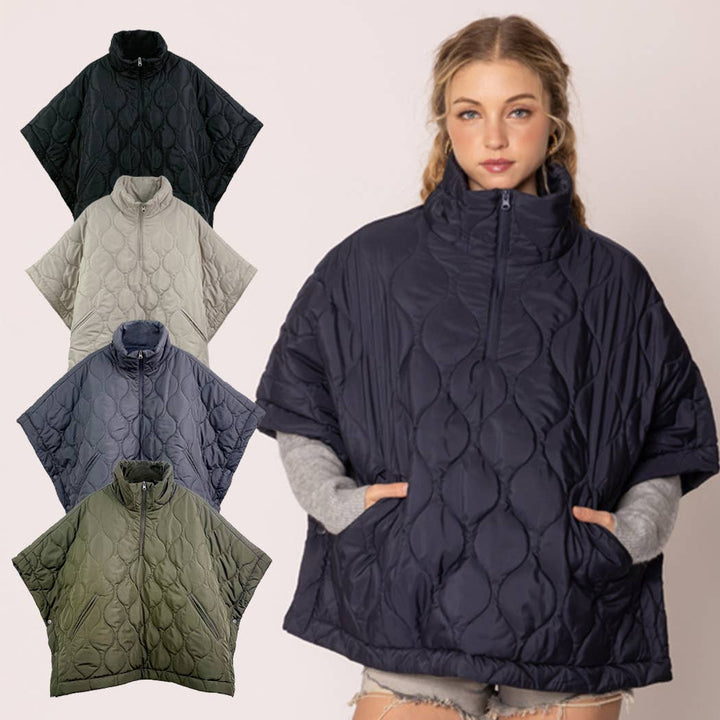 Quilted JKT : BLK / One Size
