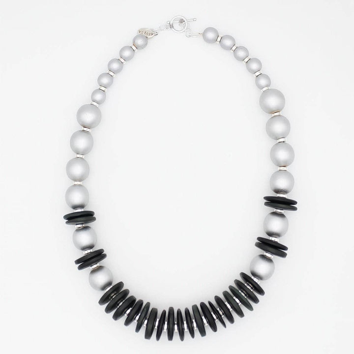 Black and Silver Amaris Necklace
