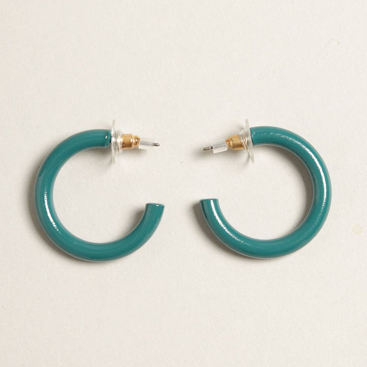 Hoop Post Earring / PINK