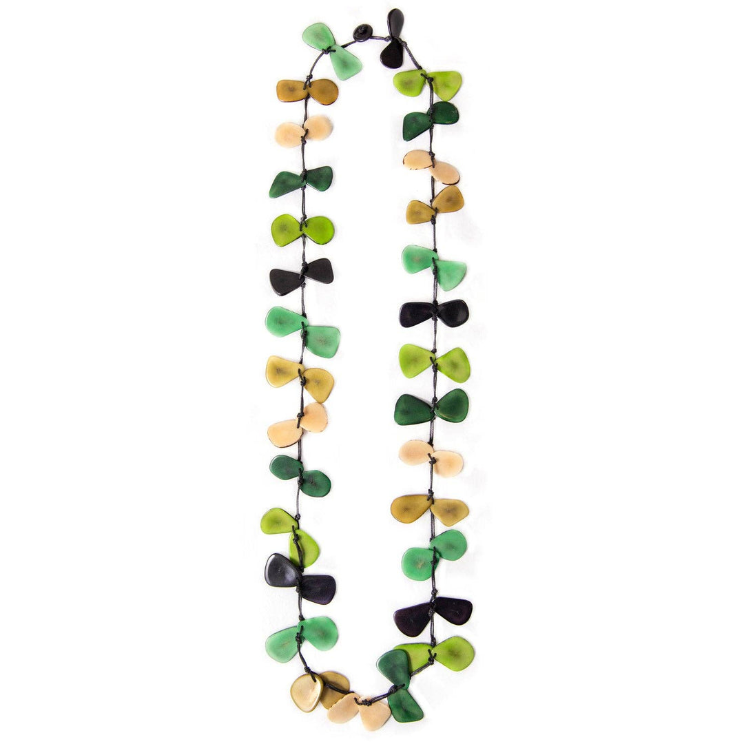 Slice Necklace: Onyx/Charcoal