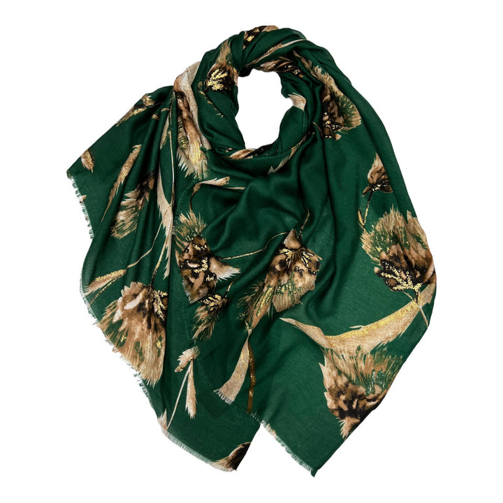 Dusty miller scarf: Black