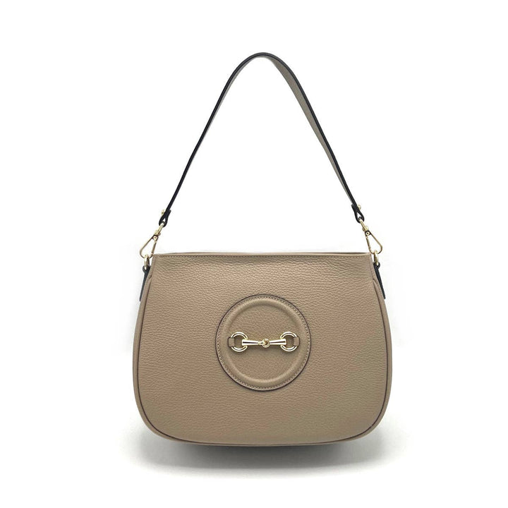 Leather bag, Made in Italy, 112627: Bordeaux