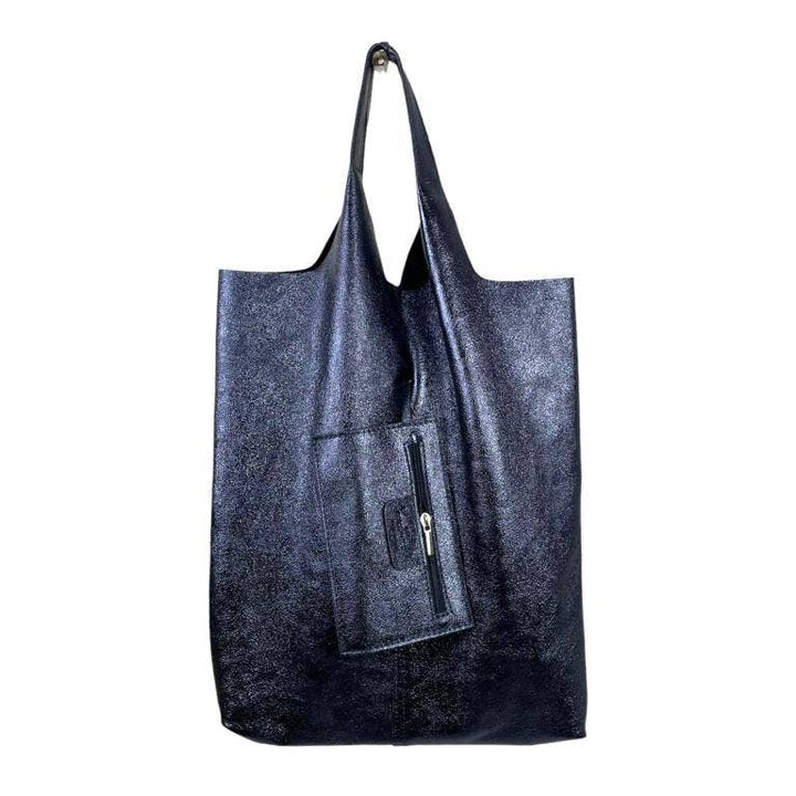 Leather Square Bag:Bronze