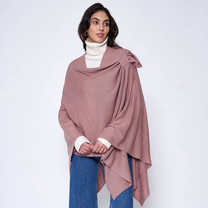 Ruana with Shoulder Strap: IVY