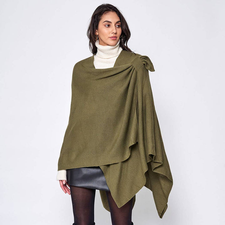 Ruana with Shoulder Strap: BGE