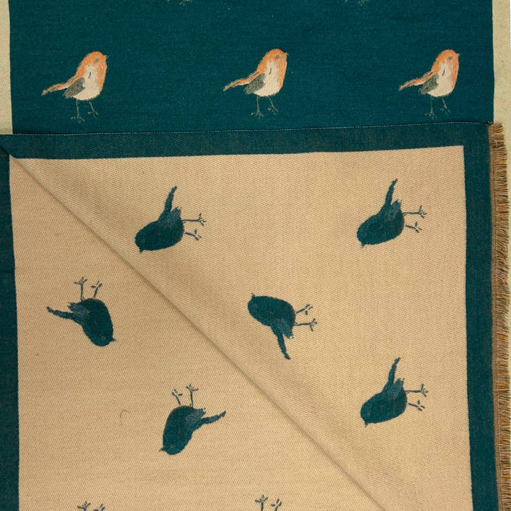 Robin Scarf Cashmere Navy