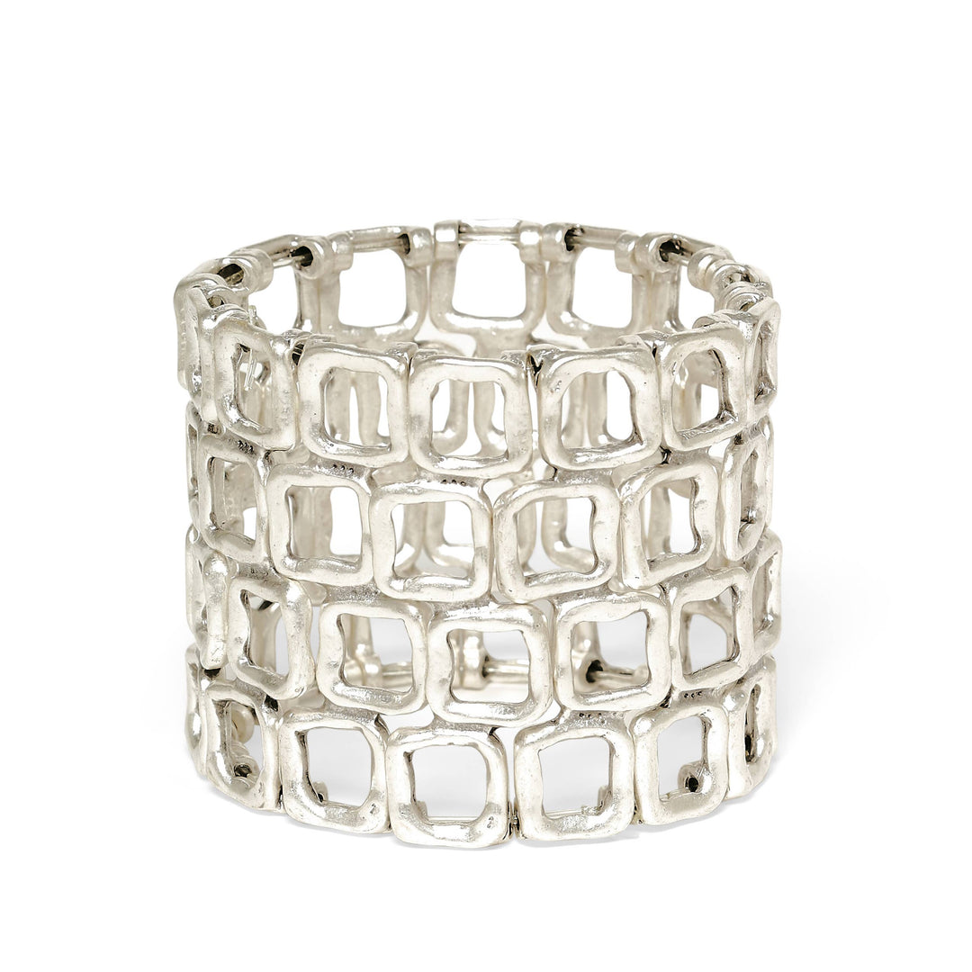 Handmade Pewter Bracelet - 24-223