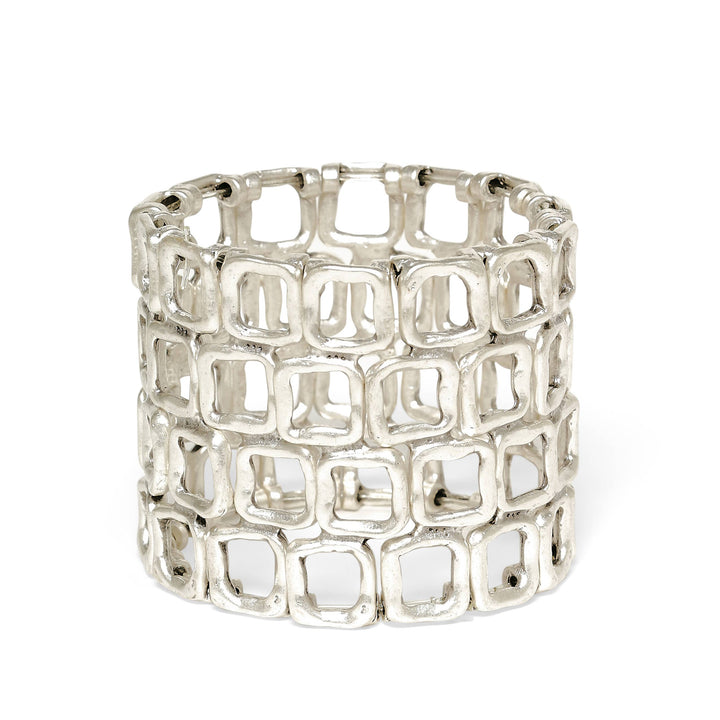 Handmade Pewter Bracelet - 24-223