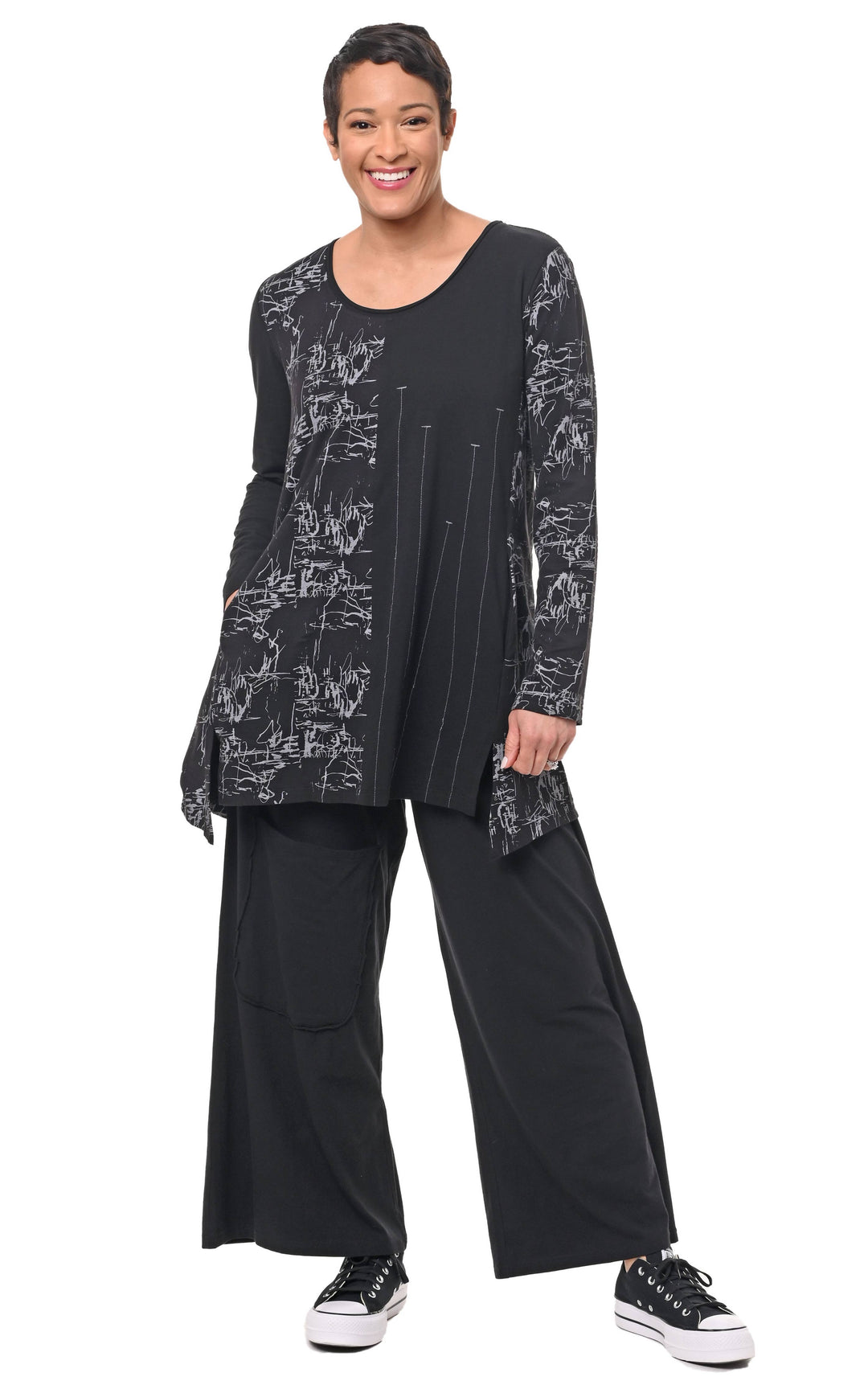 Tulip Clothing - L119 Jacynda in Black Etching*: S