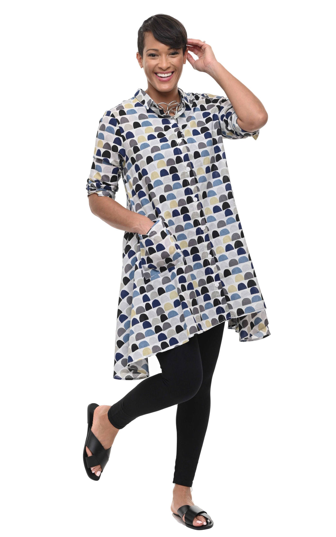 CV537 Demi Button Down /S