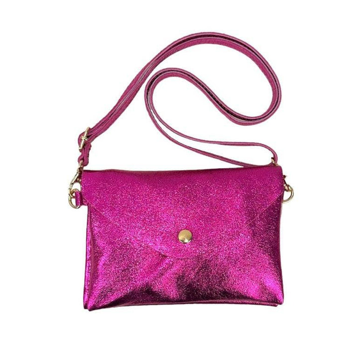 Leather Bag: Gold