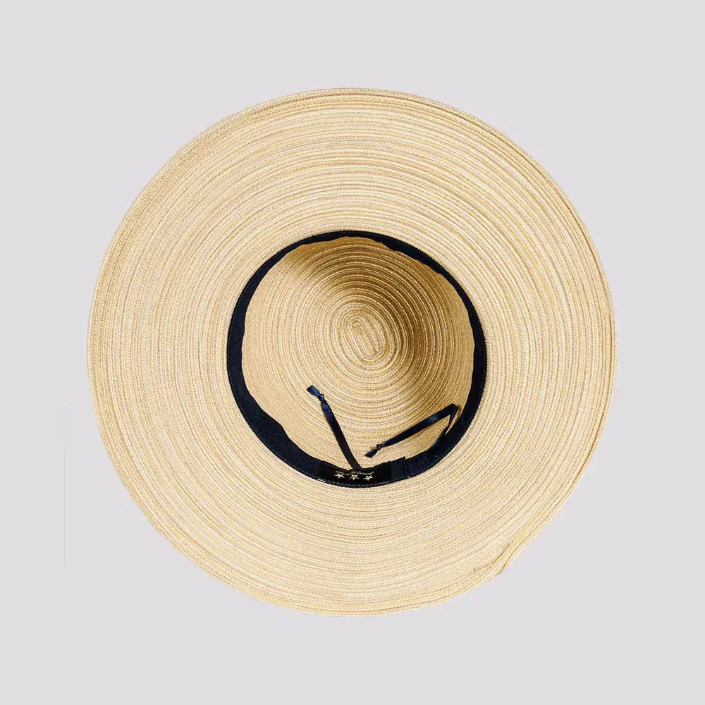 Wide Brim Straw Sun Hat: Spice
