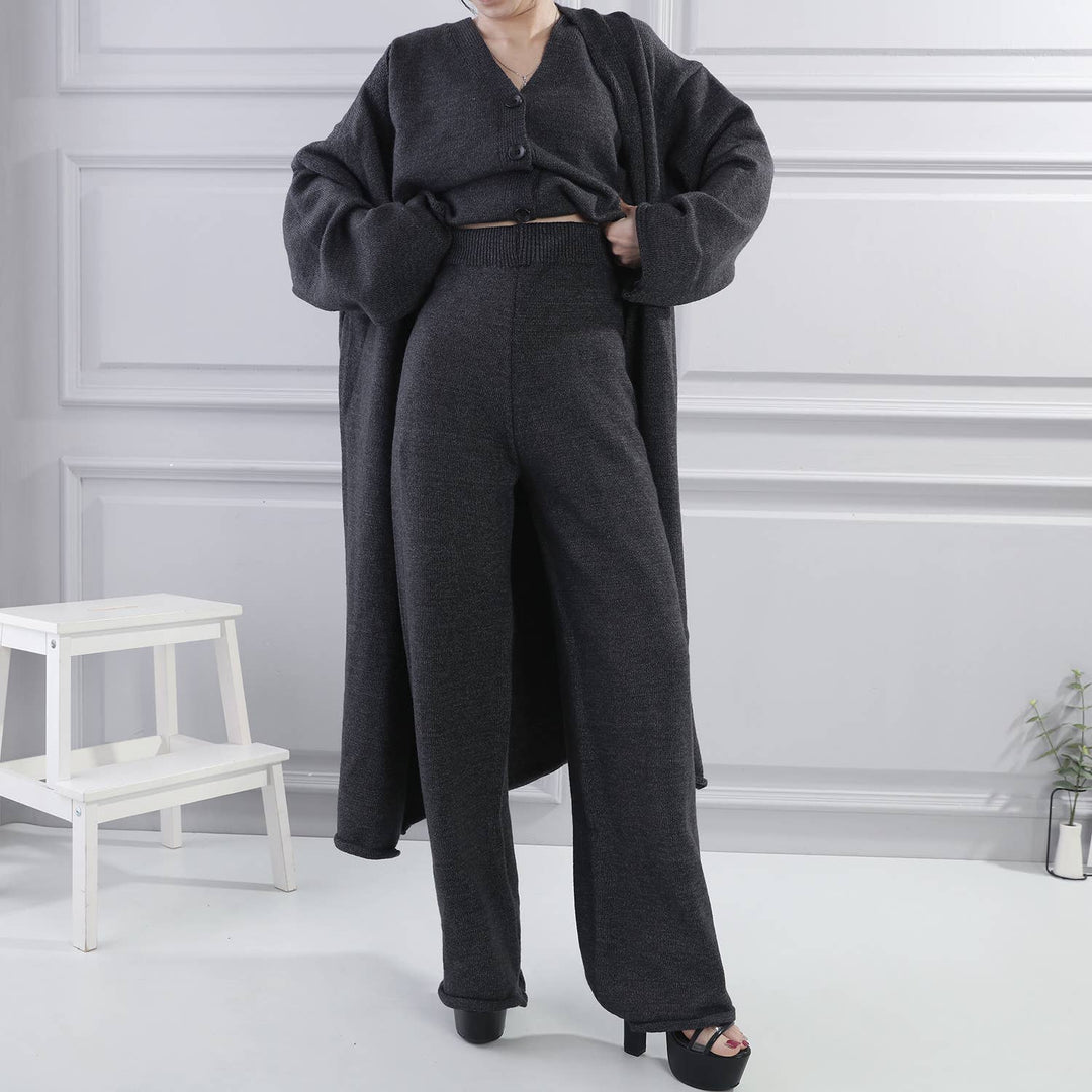 Cashmere Duster Charcoal