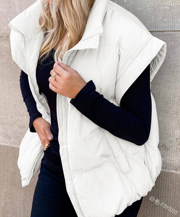 Puffer vest: Black / S