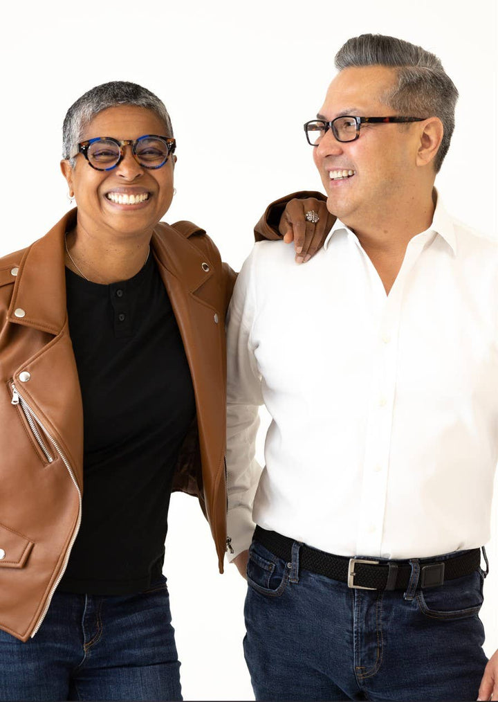 I Heart Eyewear - Kinslee Reading Glasses: Purple Tortoise / +2.75