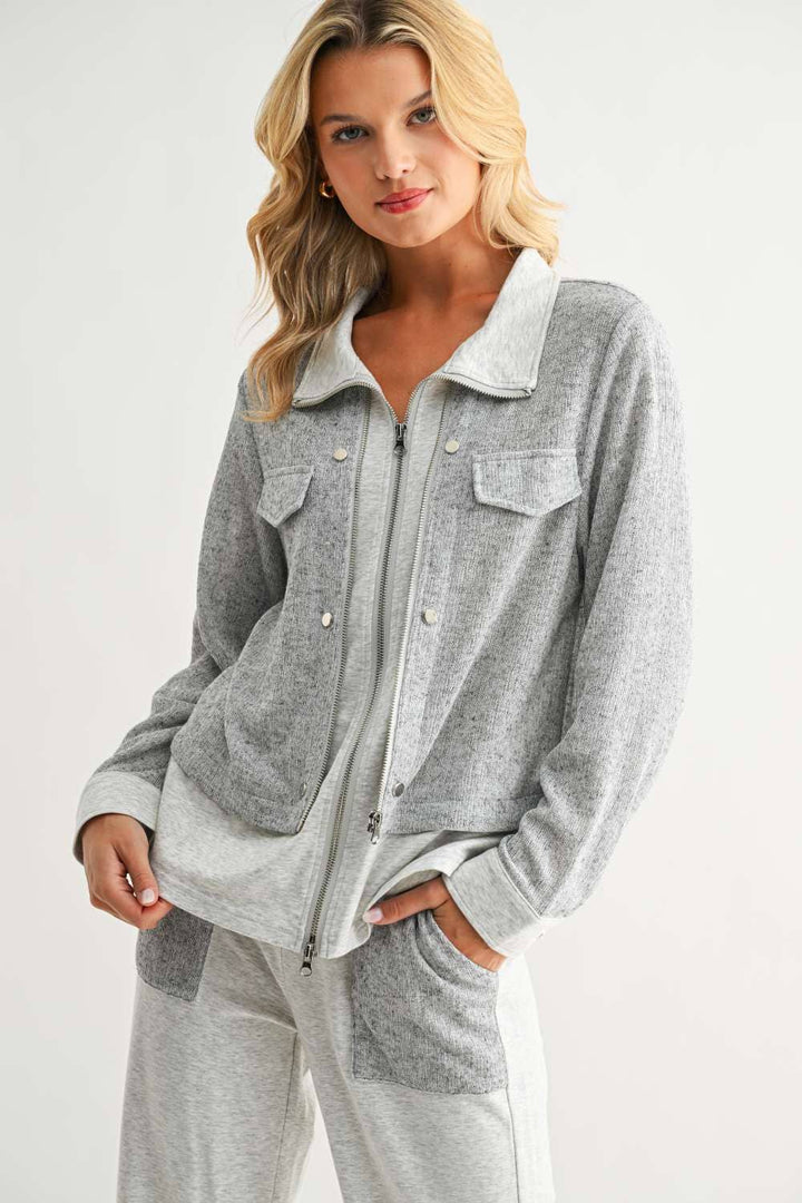 Jacob Jacket: Heather Grey / L
