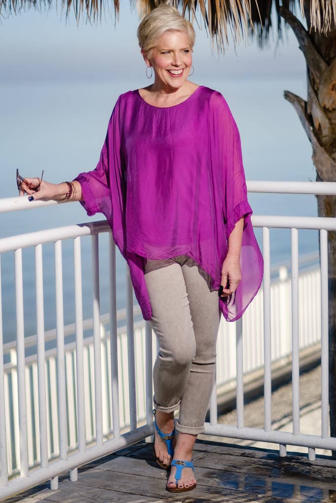 Silk Kaftan (BQ201):Espresso