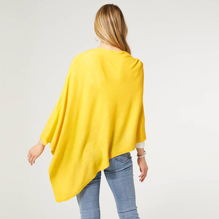 Poncho / Yellow O/S