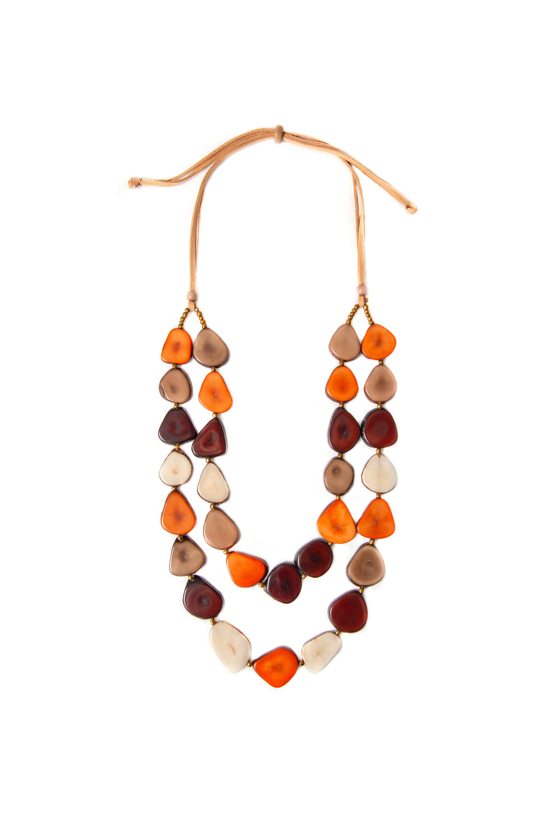 Marlene Necklace: Onyx Black/Charcoal Gray