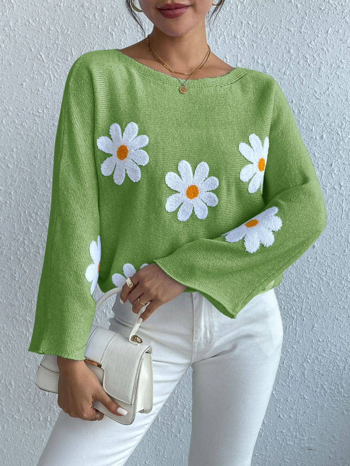 Daisy sweater: Grey / S
