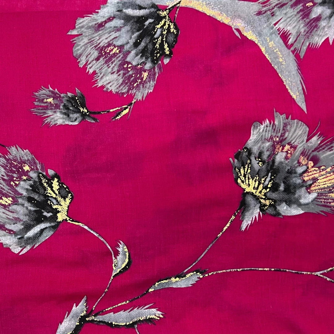 Dusty miller scarf: Black