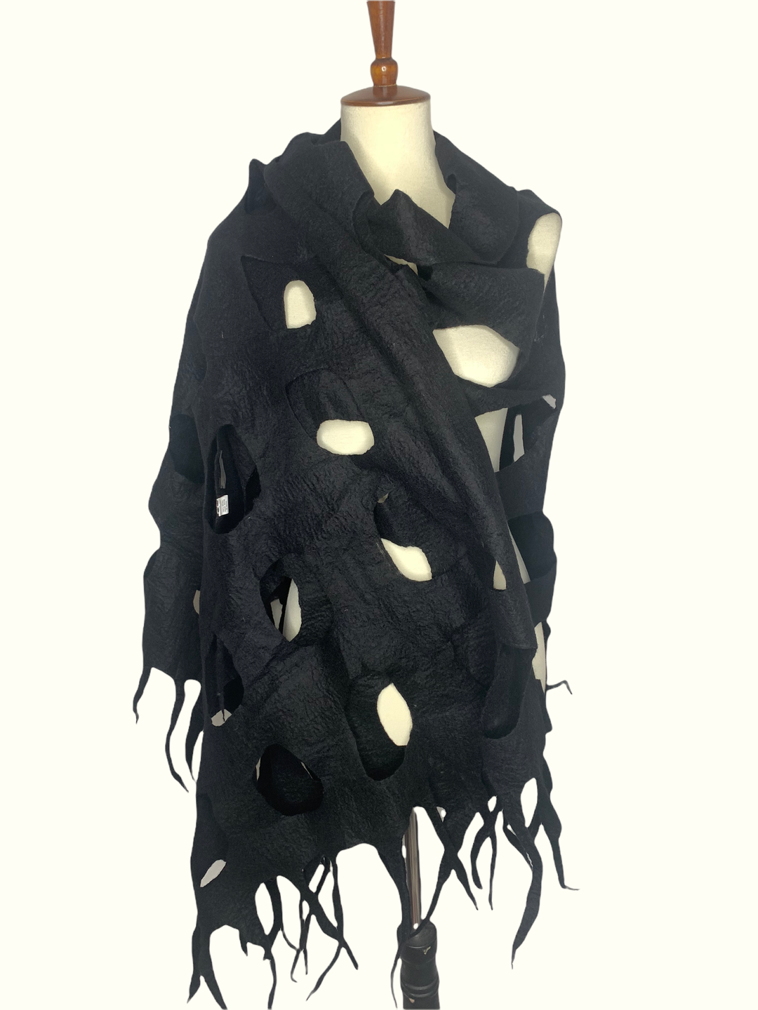 Windowpane Wrap - Black