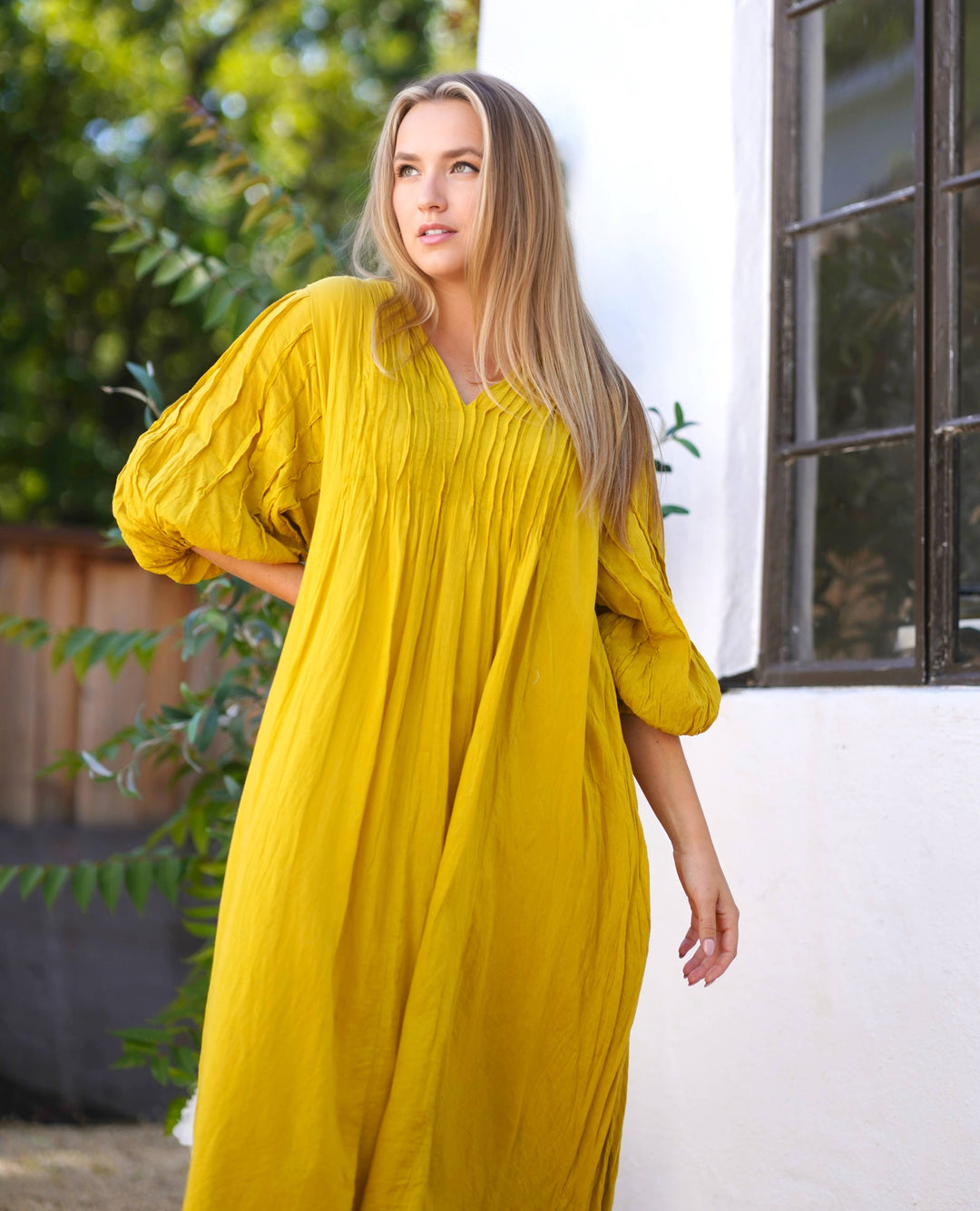 Zing Dress Mustard: M/L