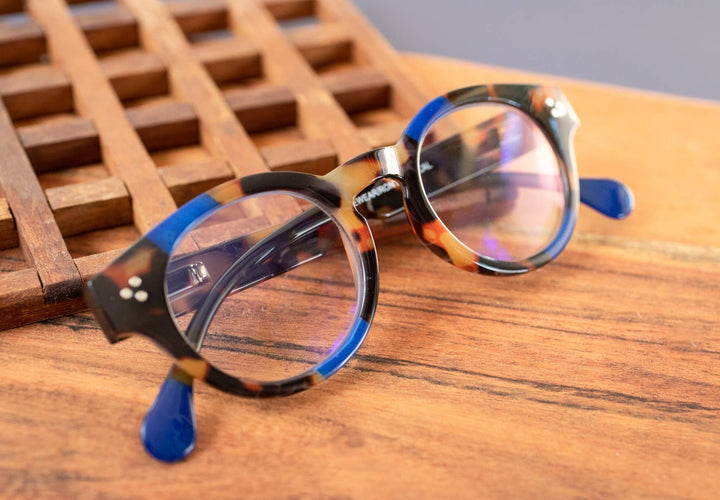 I Heart Eyewear - Kinslee Reading Glasses: Purple Tortoise / +2.75