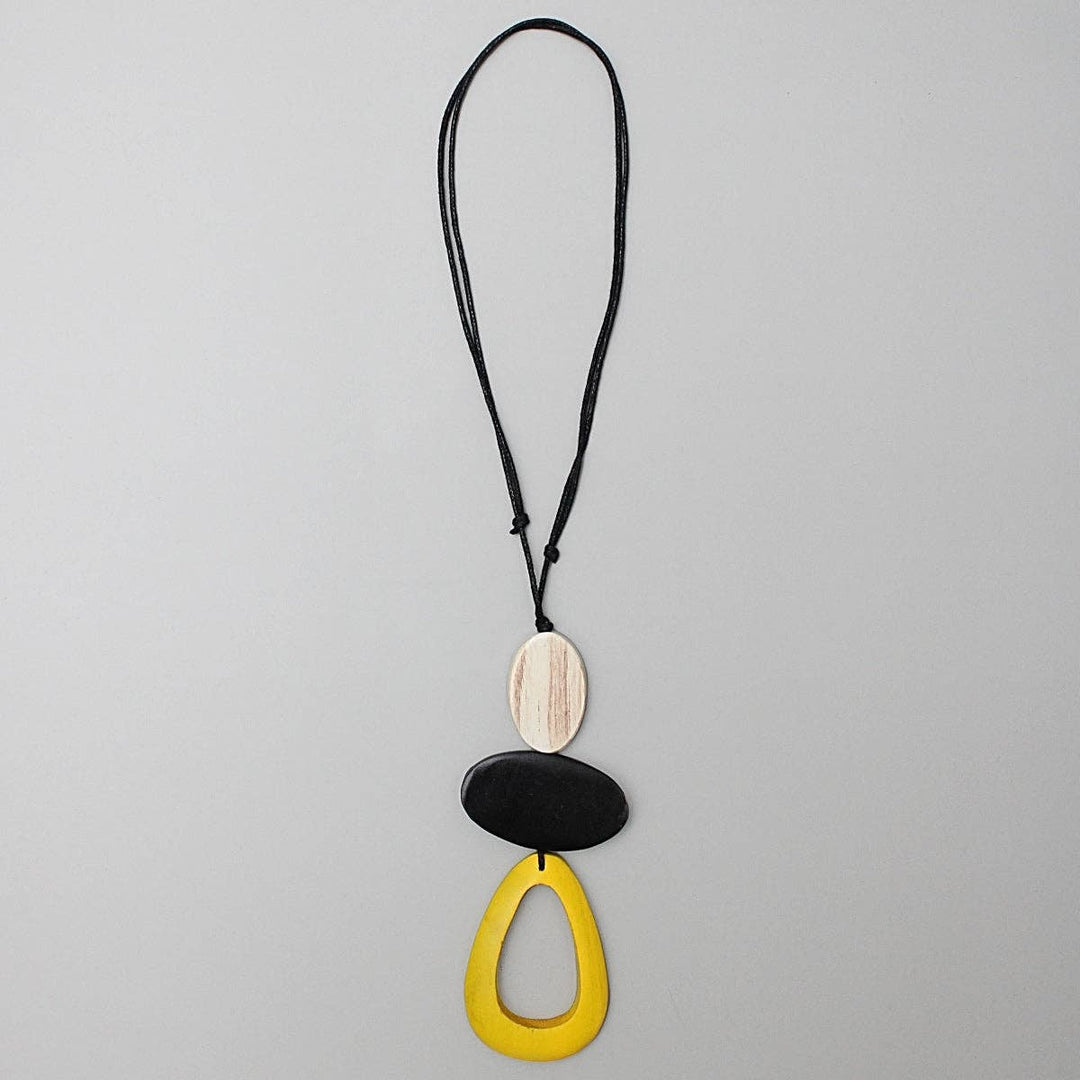 Sylca Designs - Yellow Calia Pendant Necklace
