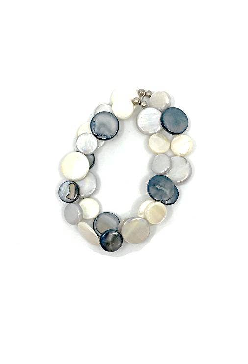 Black and White MOP Bracelet