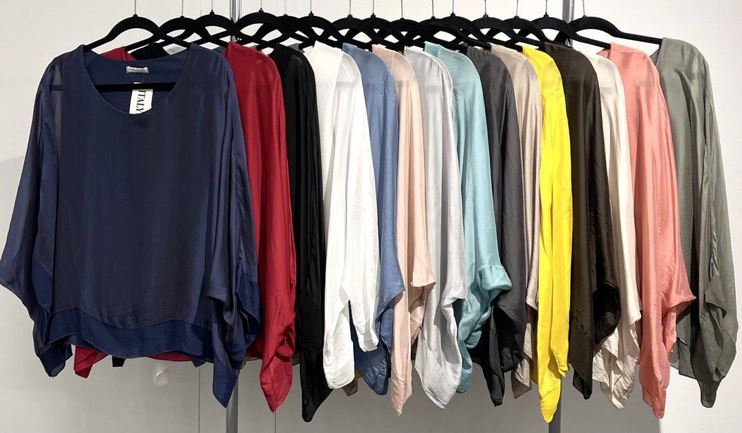 Silk Top - Round Neck