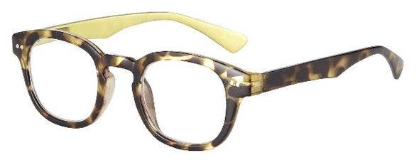 Amesbury Reading Glasses: +2.75 / Gold