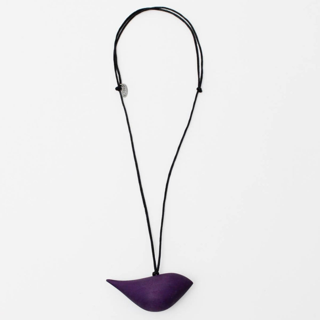 Sylca Designs - Purple Robin Pendant Necklace